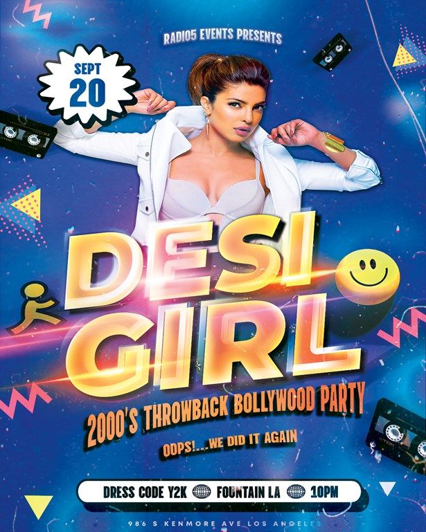 La's Biggest Bollywood Party: 2000's Flashback Theme Party At Fountain La!