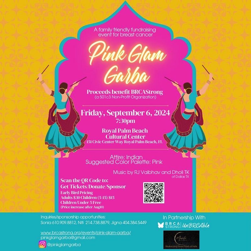 Pink Glam Garba