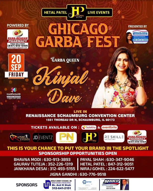 Killol In Chicago Kinjal Dave Live