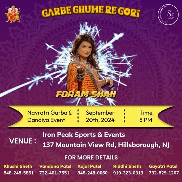 Navratri Garba Event With Foram Shah