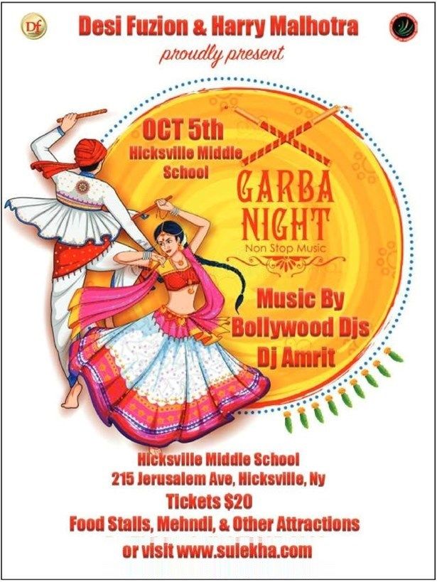 Desi Fuzion & Harry Malhotra Presents Garba Night Non Stop Music