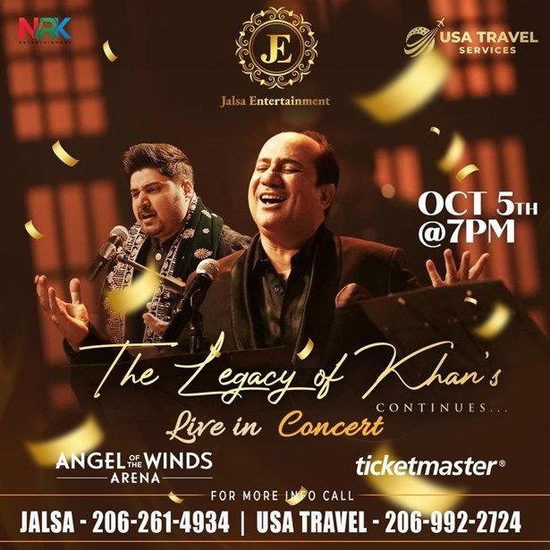 The Legacy Of Khans  Rahat Fateh Ali Khan Live In Seattle