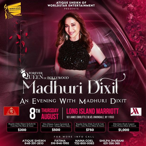Queen Of Bollywood  Madhuri Dixit Live In New York 2024