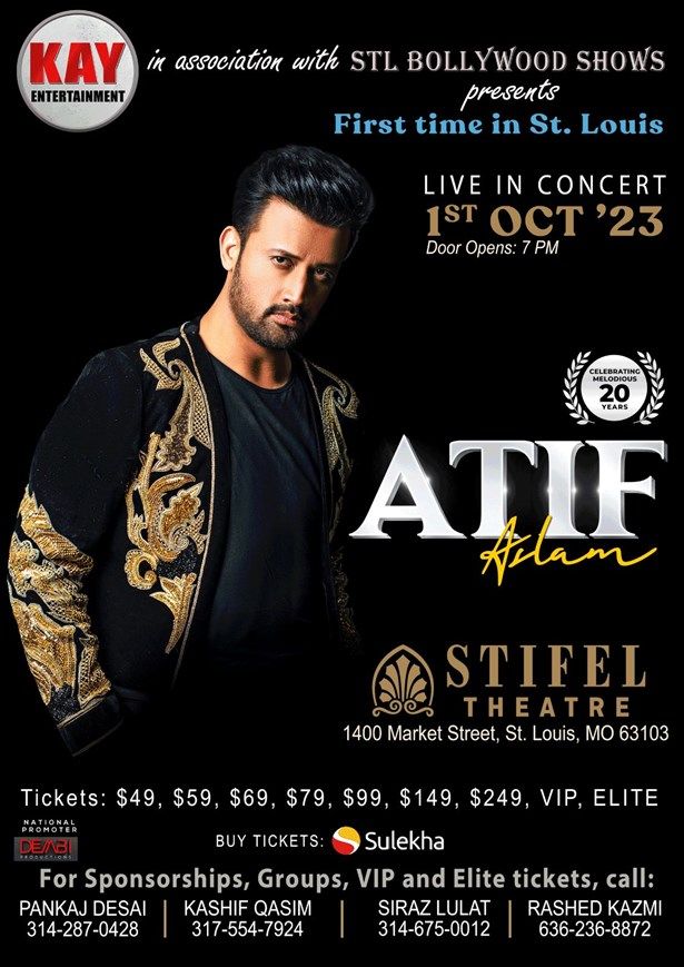 Atif Aslam Live In Concert St. Louis