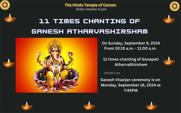 11 Times Chanting Of Ganesh Atharvashirsham