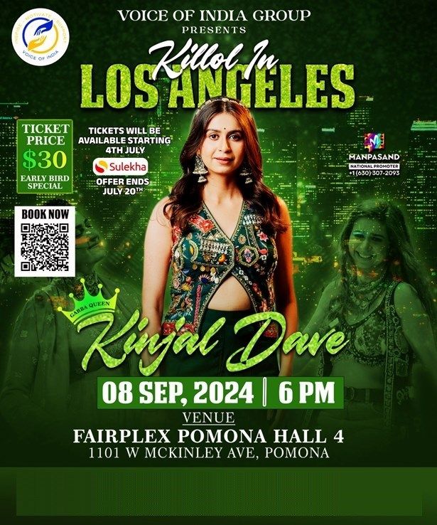 Killol In Los Angeles  Kinjal Dave Live