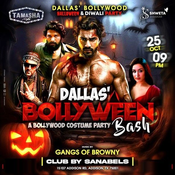 Dallas Bollyween & Diwali Party At Club By Sanabels