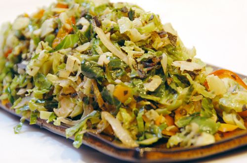 Indian Brussel Sprouts fry healthy